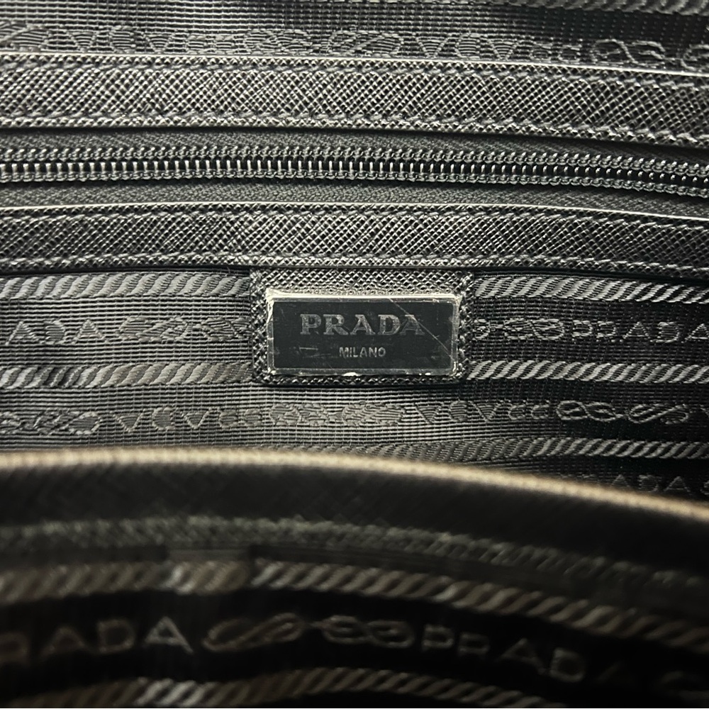 Prada Black Leather Briefcase - Picture 4 of 7